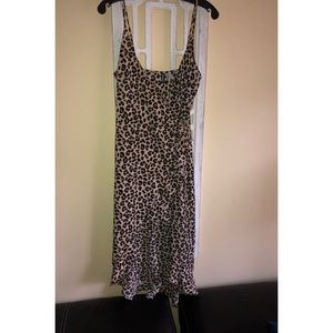 H&M leopard dress Size 6 (small)